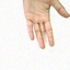 Hand comparison 7, baseline, original sample 0_5_71.png, finger-count error marked in the paper grid